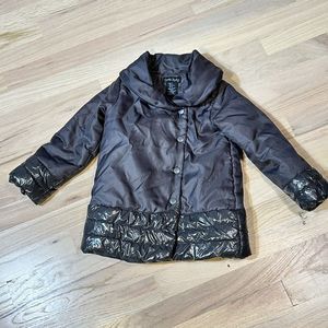 Cynthia Rowley Gray Snap Front Light Weight Winter coat 3T